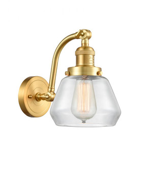 Fulton - 1 Light - 7 inch - Satin Gold - Adjustable Sconce (3442|515-1W-SG-G172-LED)
