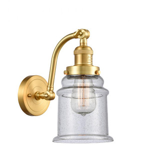 Canton - 1 Light - 6 inch - Satin Gold - Adjustable Sconce (3442|515-1W-SG-G184-LED)
