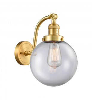 Beacon - 1 Light - 8 inch - Satin Gold - Adjustable Sconce (3442|515-1W-SG-G202-8-LED)