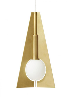 Mini Orbel Pyramid Pendant (7355|700MPOBLPNB-LED930)