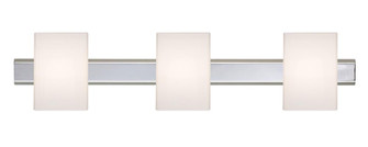 Besa, Tito Vanity, Opal Matte, Chrome Finish, 3x5W LED (127|3SW-TITO07-LED-CR)