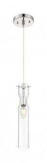 Spyglass - 1 Light Mini Pendant with Clear Glass - Polished Nickel Finish (81|60/6866)