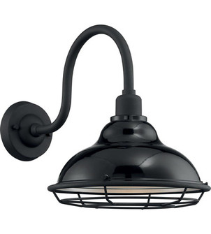 Newbridge - 1 Light Sconce with- Black and Silver & Black Accents Finish (81|60/7002)