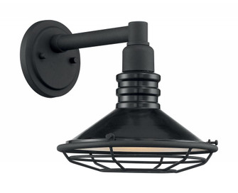 Blue Harbor - 1 Light Sconce with- Black and Silver & Black Accents Finish (81|60/7031)