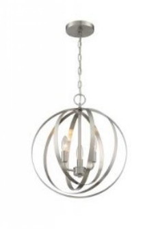 Pendleton - 3 Light Pendant with- Brushed Nickel Finish (81|60/7047)