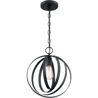 Pendleton - 1 Light Pendant with- Matte Black Finish (81|60/7066)