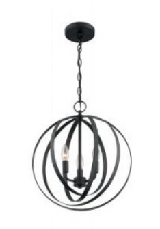 Pendleton - 3 Light Pendant with- Matte Black Finish (81|60/7067)