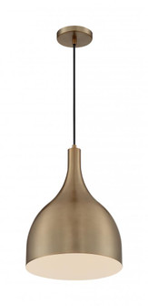Bellcap - 1 Light Pendant with- Burnished Brass Finish (81|60/7077)