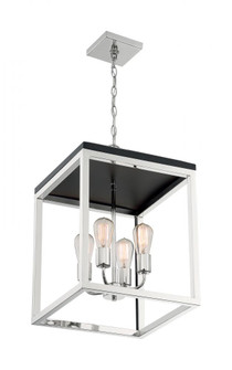 Cakewalk - 4 Light Pendant with- Polished Nickel and Black Accents Finish (81|60/7094)