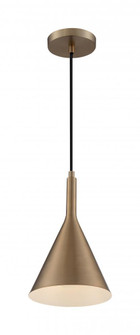 Lightcap - 1 Light Pendant with- Burnished Brass Finish (81|60/7117)