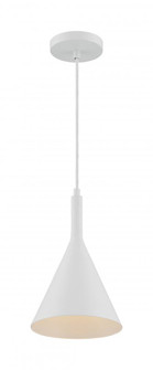 Lightcap - 1 Light Pendant with- Matte White Finish (81|60/7137)