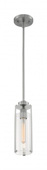 Marina - 1 Light Mini Pendant with Clear Glass - Brushed Nickel Finish (81|60/7140)