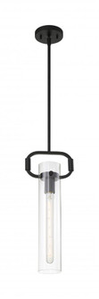 Teresa - 1 Light Pendant with Clear Glass - Matte Black Finish (81|60/7153)