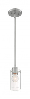 Sommerset - 1 Light Mini Pendant with Clear Glass - Brushed Nickel Finish (81|60/7170)