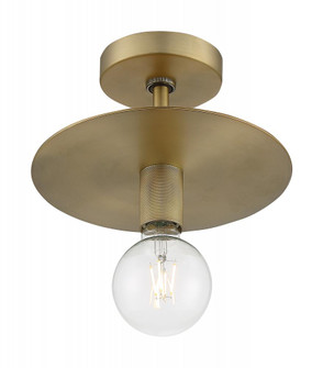 Bizet - 1 Light Semi-Flush with- Vintage Brass Finish (81|60/7244)