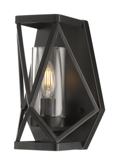 Zemi - 1 Light Sconce with Clear Glass - Black Finish (81|60/7301)