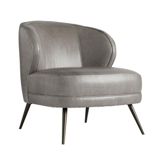 Kitts Chair Mineral Grey Leather (314|8148)
