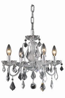 Calista Collection Pendant D17in H15in Lt:4 Chrome Finish (758|LD2015D17C)