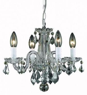 Azalea Collection Pendant D15in H12in Lt:4 Chrome Finish  (758|LD7804D15C)