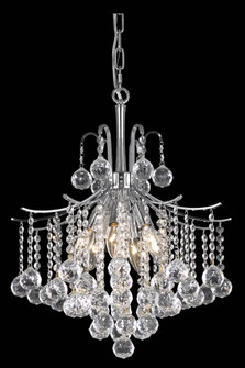 Amelia Collection Pendant D17in H20in Lt:6 Chrome Finish (758|LD8200D17C)