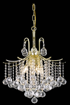 Amelia Collection Pendant D17in H20in Lt:6 Gold Finish (758|LD8200D17G)