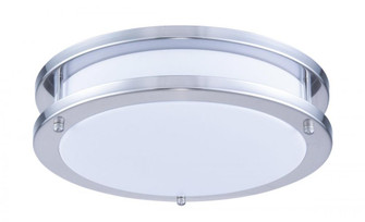 LED Surface Mount L:12 W:12 H:3 15W 1050LM 3000K white and Nickel Finish Acrylic Lens (758|LDCF3200)