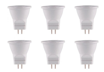 Dimmable 3 W LED MR11 light bulb 3000K pack of 6 (758|MR11LED101-6PK)