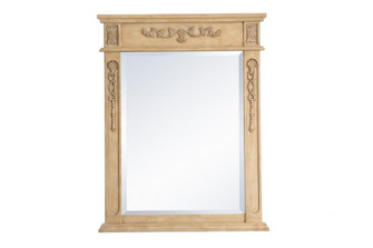Wood frame mirror 28 inch x 36 inch in Antique Beige (758|VM12836AB)