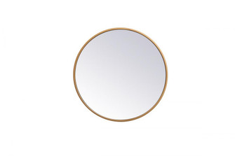 Metal frame round mirror 18 inch in Brass (758|MR4818BR)