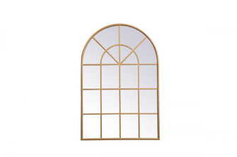 Metal frame rectangle mirror 14x28 inch in Brass (758|MR613248BR)