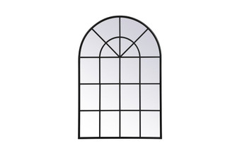 Metal Windowpane Mirror 36 Inchx53 Inch in Black (758|MR613653BK)