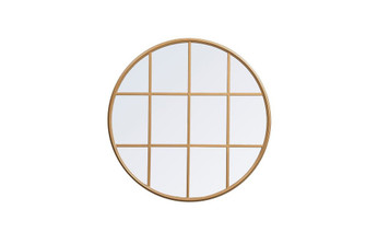 Metal Windowpane Mirror 32 Inchx32 Inch in Brass (758|MR633232BR)