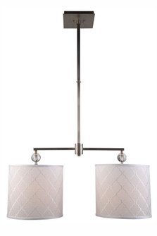 Gemma Collection Chandelier D:12 H:51 Lt:2 Vintage Nickel Finish (758|1445D34VN)