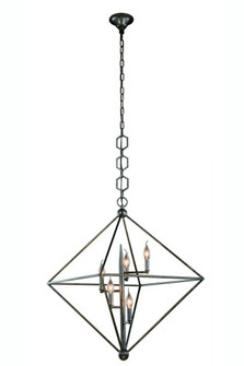 Nora 5 light Aged Iron Pendant (758|1495D30AI)