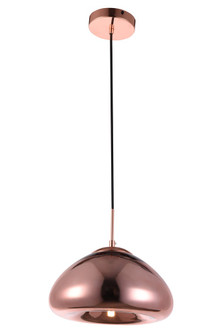 Reflection Collection Pendant D11in H7in Lt:1 Copper Finish (758|LDPD2018)