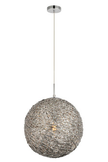 Lilou Collection Pendant D15.7 H16.8 Lt:1 Chrome Finish (758|LDPD2071)