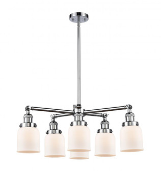 Small Bell 6 Light Chandelier (3442|207-6CR-PC-G51)