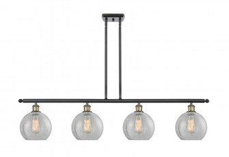 Athens - 4 Light - 48 inch - Black Antique Brass - Stem hung - Island Light (3442|516-4I-BAB-G125-LED)