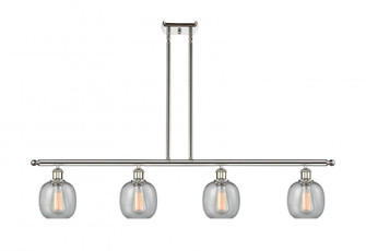 Belfast - 4 Light - 48 inch - Polished Nickel - Stem hung - Island Light (3442|516-4I-PN-G104-LED)