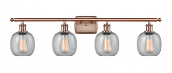Belfast - 4 Light - 36 inch - Antique Copper - Bath Vanity Light (3442|516-4W-AC-G104)