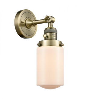 Dover - 1 Light - 5 inch - Antique Brass - Adjustable Sconce (3442|203SW-AB-G311)