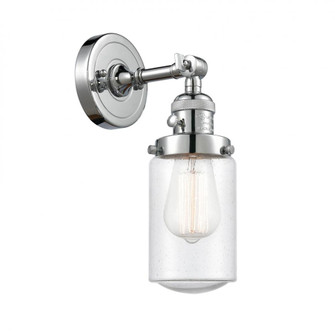 Dover - 1 Light - 5 inch - Polished Chrome - Adjustable Sconce (3442|203SW-PC-G314-LED)