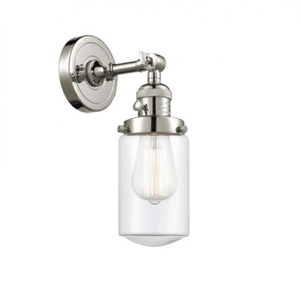 Dover - 1 Light - 5 inch - Polished Nickel - Adjustable Sconce (3442|203SW-PN-G312)
