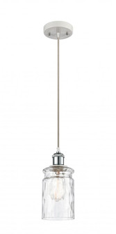 Candor - 1 Light - 5 inch - White Polished Chrome - Cord hung - Mini Pendant (3442|516-1P-WPC-G352)