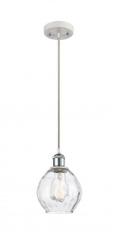 Waverly - 1 Light - 6 inch - White Polished Chrome - Cord hung - Mini Pendant (3442|516-1P-WPC-G362-LED)