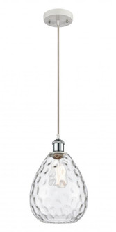 Waverly - 1 Light - 8 inch - White Polished Chrome - Cord hung - Mini Pendant (3442|516-1P-WPC-G372)