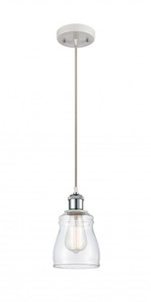 Ellery - 1 Light - 5 inch - White Polished Chrome - Cord hung - Mini Pendant (3442|516-1P-WPC-G392-LED)