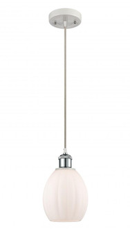 Eaton - 1 Light - 6 inch - White Polished Chrome - Cord hung - Mini Pendant (3442|516-1P-WPC-G81)