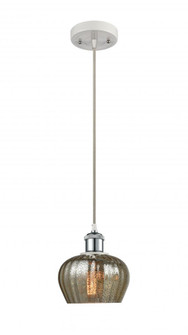 Fenton - 1 Light - 7 inch - White Polished Chrome - Cord hung - Mini Pendant (3442|516-1P-WPC-G96)