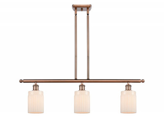 Hadley - 3 Light - 36 inch - Antique Copper - Cord hung - Island Light (3442|516-3I-AC-G341)